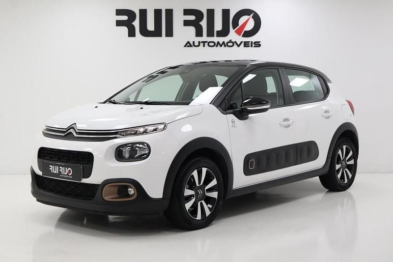 Branco Usado 2022 Citroën C3 PureTech | € 13.500 (Preço justo) - Imagem 1/4