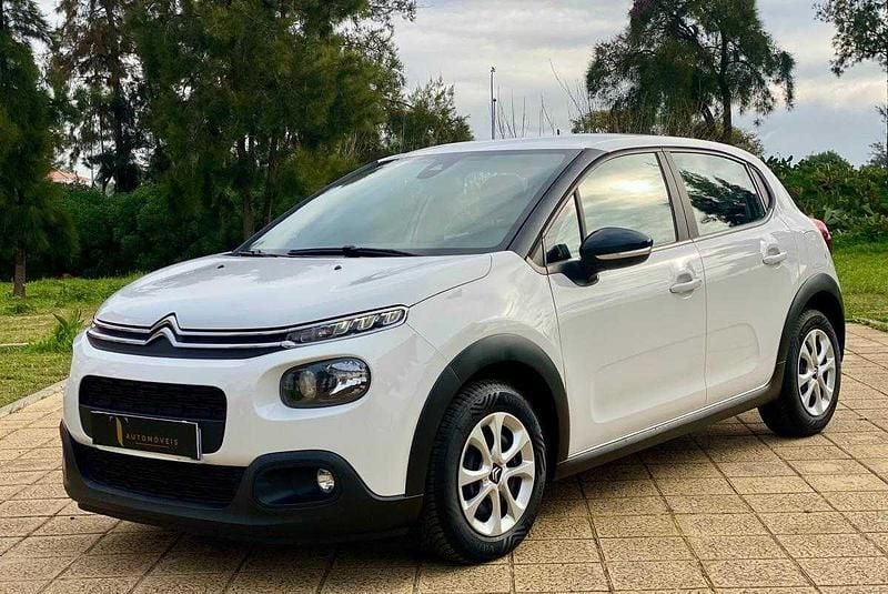 Branco Usado 2019 Citroën C3 Feel Citadino | € 12.500 (Preço elevado) - Imagem 1/4