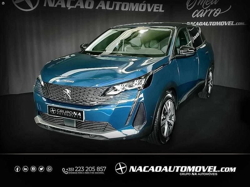 Azul Usado 2022 Peugeot 3008 | € 21.490 (Preço justo) - Imagem 1/4