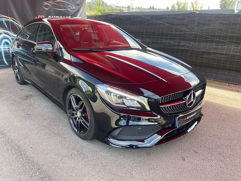 Preto Usado 2017 Mercedes CLA200 AMG line Carrinha | € 24.300 - Imagem 1/4