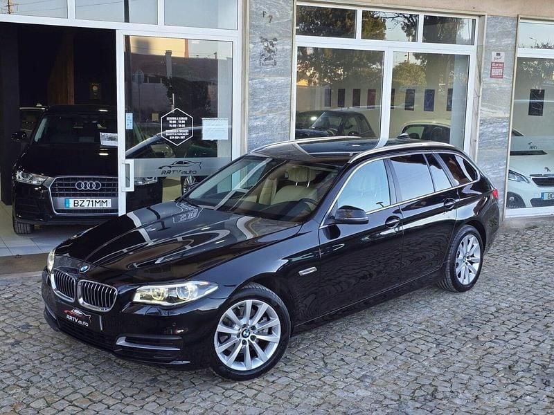 Preto Usado 2016 BMW 520 Luxury Line Carrinha | € 18.750 (Preço justo) - Imagem 1/4