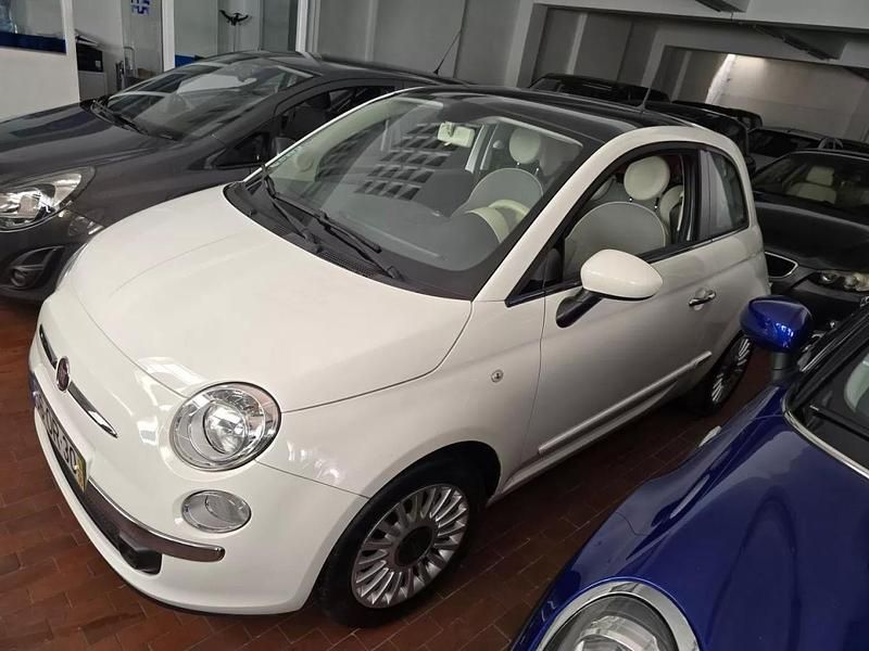 Branco Usado 2014 Fiat 500 Lounge Citadino | € 8.500 (Bom preço) - Imagem 1/4