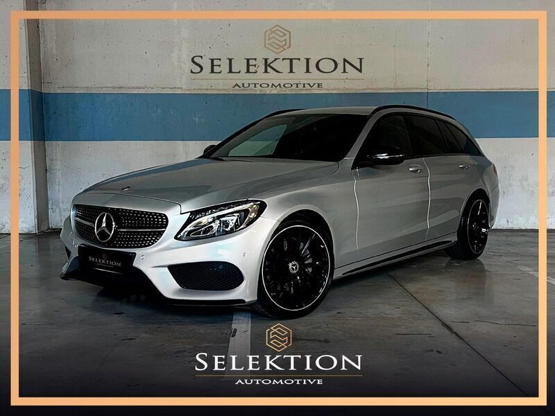 Cinzento Usado 2015 Mercedes C180 AMG line Carrinha | € 21.900 (Preço justo) - Imagem 1/4