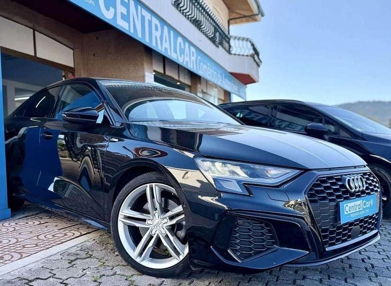 Preto Usado 2021 Audi A3 S-Line Sedan | € 22.950 (Bom preço) - Imagem 1/4