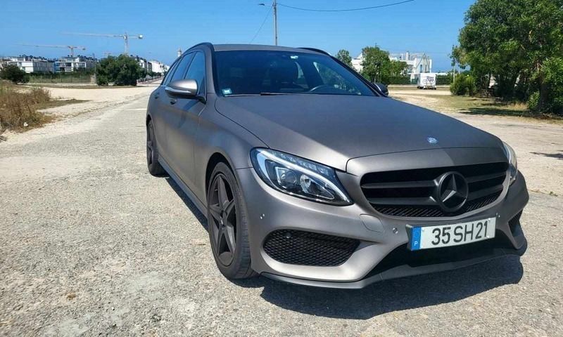 Cinzento Usado 2014 Mercedes C200 Carrinha | € 21.500 - Imagem 1/4