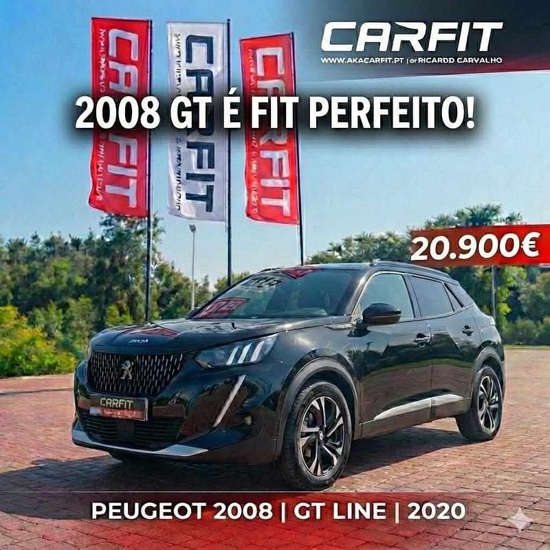 Preto Usado 2020 Peugeot 2008 SUV | € 20.900 (Preço justo) - Imagem 1/1