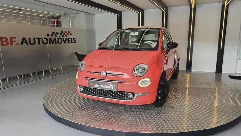 Vermelho Usado 2017 Fiat 500C Lounge Cabrios | € 11.500 (Preço justo) - Imagem 1/4