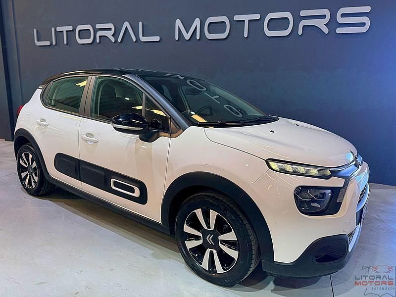 Branco Usado 2021 Citroën C3 PureTech Citadino | € 13.750 (Preço justo) - Imagem 1/3