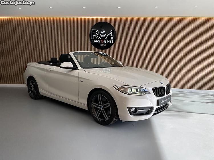 Branco Usado 2015 BMW 220 Sport Line Cabrios | € 24.900 (Preço elevado) - Imagem 1/1