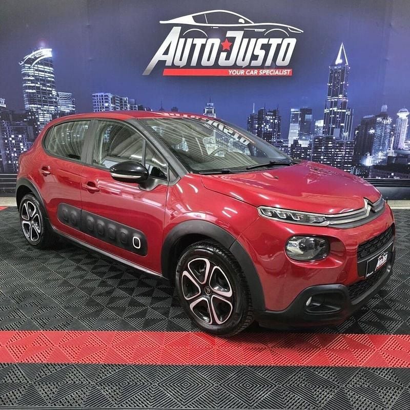 Vermelho Usado 2018 Citroën C3 Exclusive | € 10.500 - Imagem 1/4