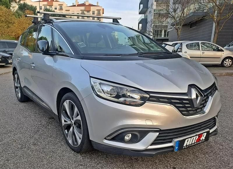 Cinza Usado 2018 Renault Grand Scénic IV Intens Monovolume | € 13.990 (Super Preço) - Imagem 1/4