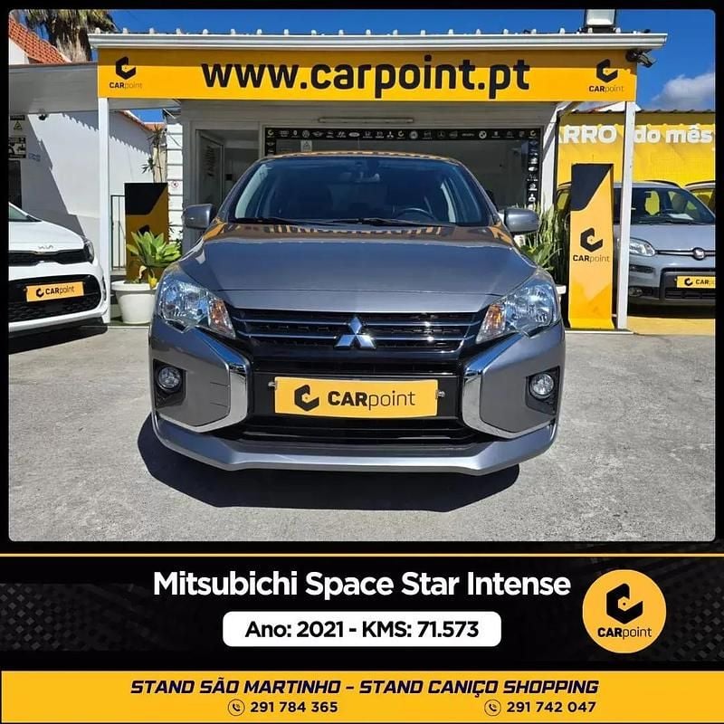 Preto Usado 2021 Mitsubishi Space Star Intense Citadino | € 12.900 (Preço elevado) - Imagem 1/4