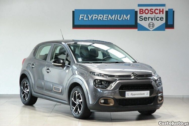 Cinza Usado 2023 Citroën C3 PureTech Citadino | € 14.990 (Preço justo) - Imagem 1/1