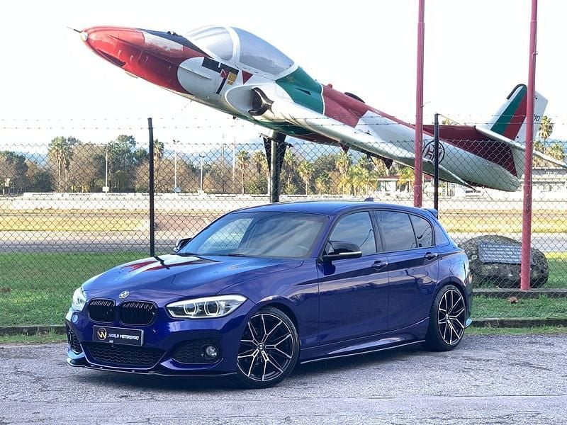 Azul Usado 2015 BMW 118 Citadino | € 18.490 (Preço justo) - Imagem 1/4