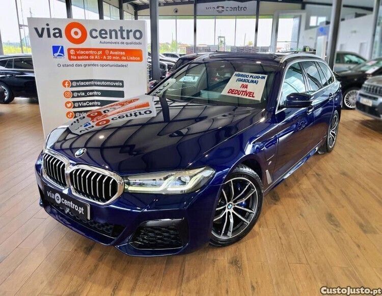 Azul Usado 2021 BMW 530e Carrinha | € 40.750 (Preço justo) - Imagem 1/1