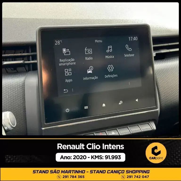 Usado Renault Clio V Intens 100 HP (73 kW) 2020 Cinzento Citadino