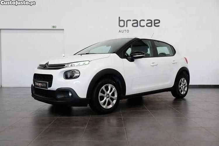 Branco Usado 2019 Citroën C3 Feel Citadino | € 9.900 (Bom preço) - Imagem 1/1