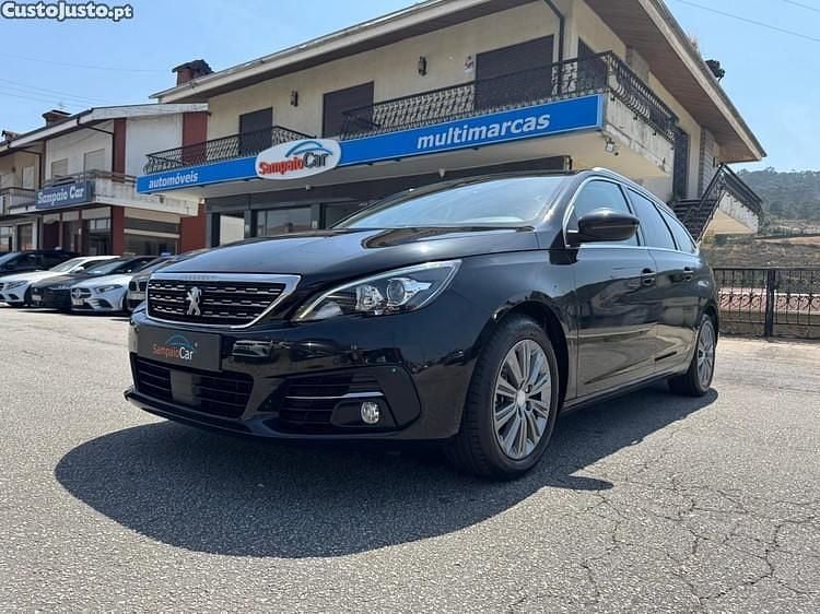 Preto Usado 2021 Peugeot 308 Allure Carrinha | € 14.990 (Preço justo) - Imagem 1/1