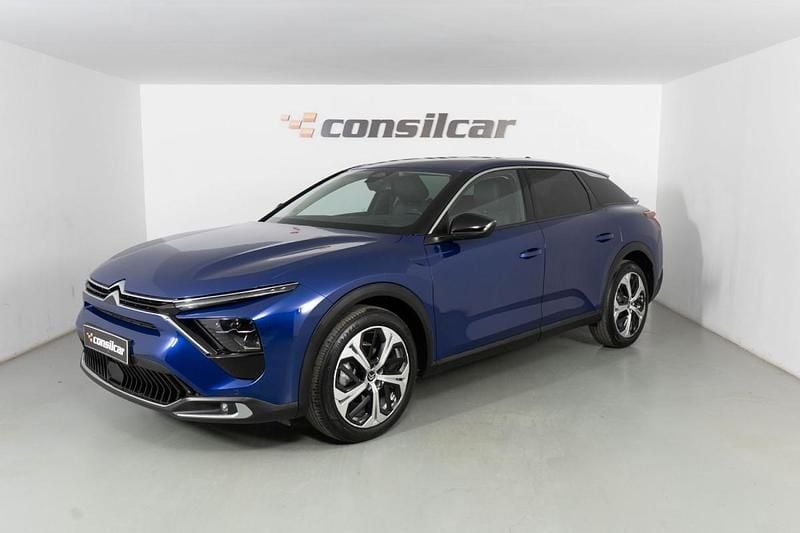 Azul Usado 2023 Citroën C5 X PureTech Carrinha | € 20.980 (Preço justo) - Imagem 1/4