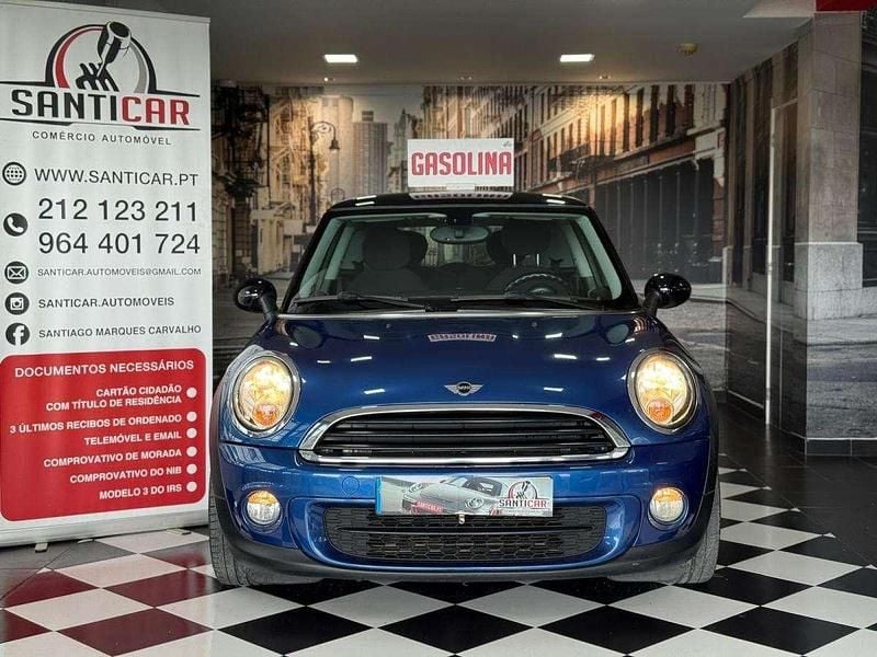 Azul Usado 2009 Mini Cooper Citadino | € 8.490 (Super Preço) - Imagem 1/4