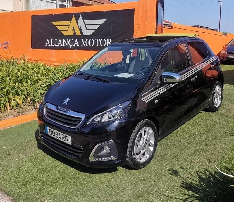 Preto Usado 2019 Peugeot 108 | € 9.990 - Imagem 1/4