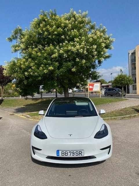 Branco Usado 2021 Tesla Model 3 Standard Range Plus Sedan | € 36.780 - Imagem 1/4