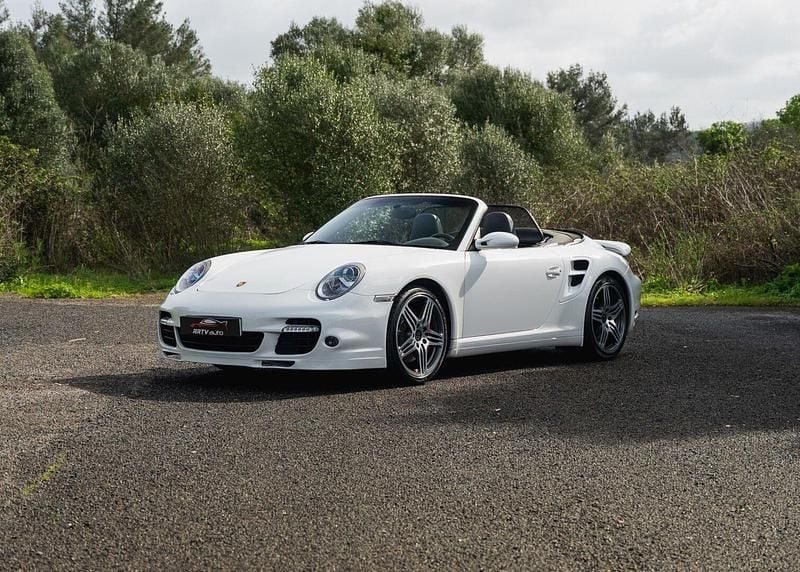 Usado Porsche 997 Turbo 480 HP (353 kW) 2008 Branco Cabrios