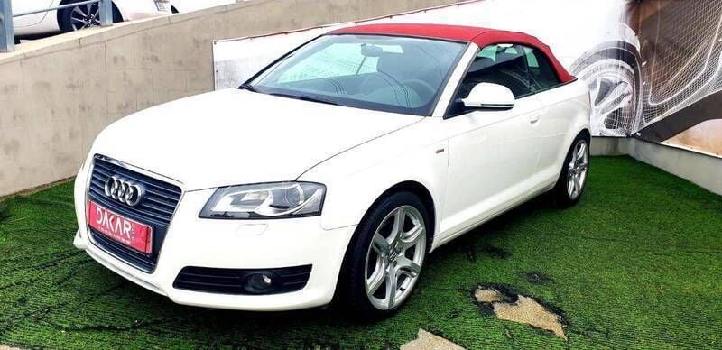 Branco Usado 2008 Audi A3 Cabriolet S-Line Cabrios | € 15.450 - Imagem 1/4