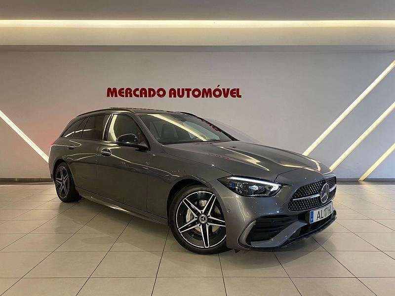 Cinza Usado 2021 Mercedes C300 AMG line Carrinha | € 44.900 (Preço justo) - Imagem 1/4