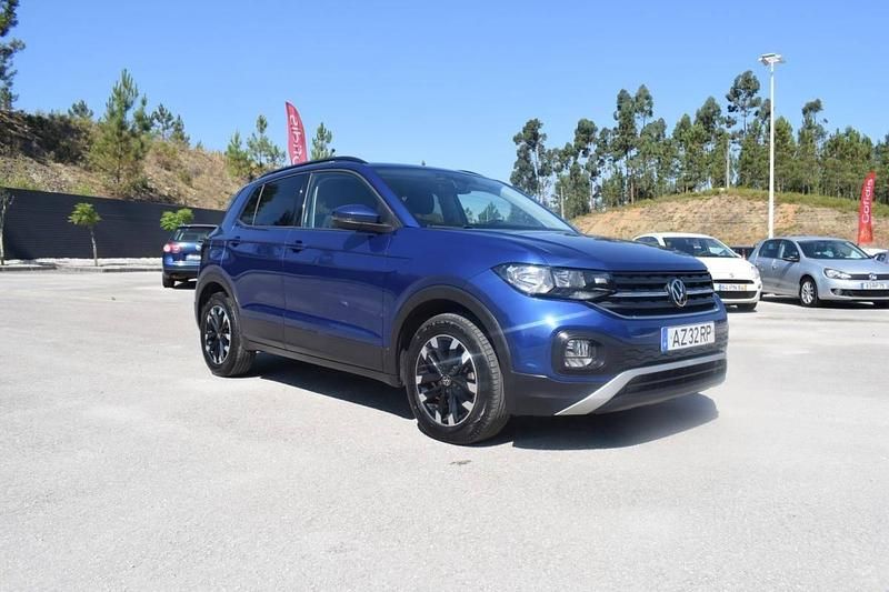Azul Usado 2023 VW T-Cross SUV | € 18.900 (Preço justo) - Imagem 1/4