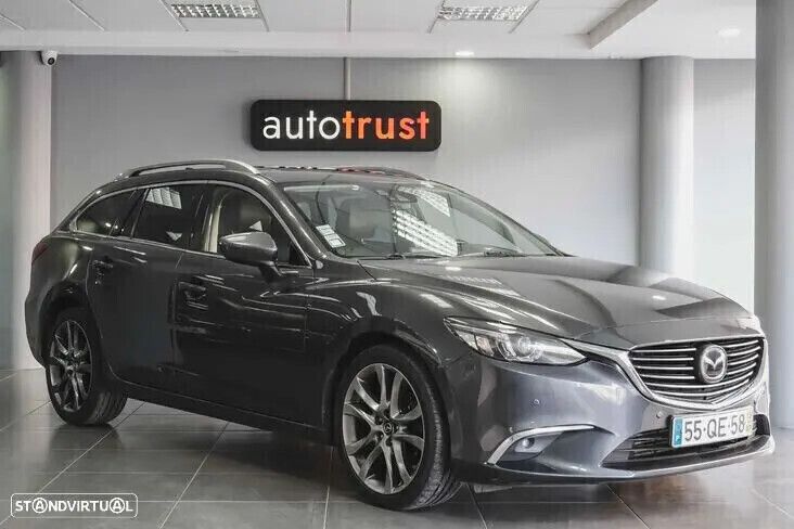 Cinzento Usado 2015 Mazda 6 Carrinha | € 11.500 (Bom preço) - Imagem 1/4