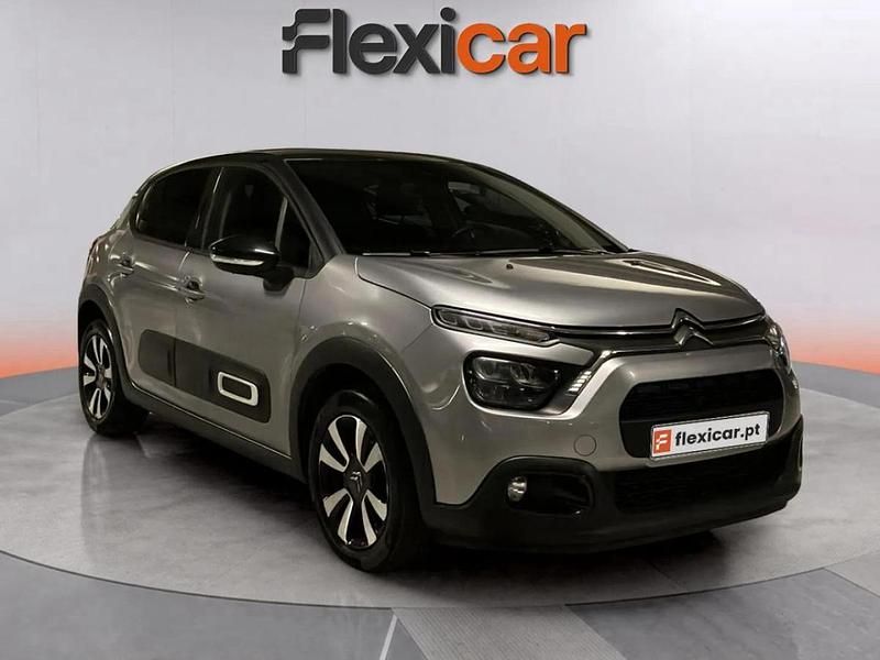 Cinza Usado 2023 Citroën C3 PureTech Citadino | € 14.950 (Bom preço) - Imagem 1/4