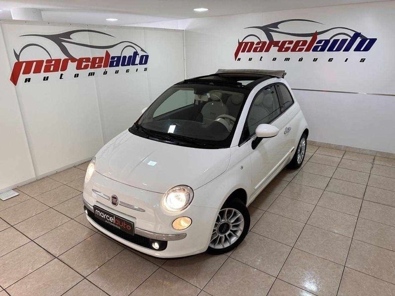 Branco Usado 2013 Fiat 500C Lounge Cabrios | € 8.900 (Preço justo) - Imagem 1/4