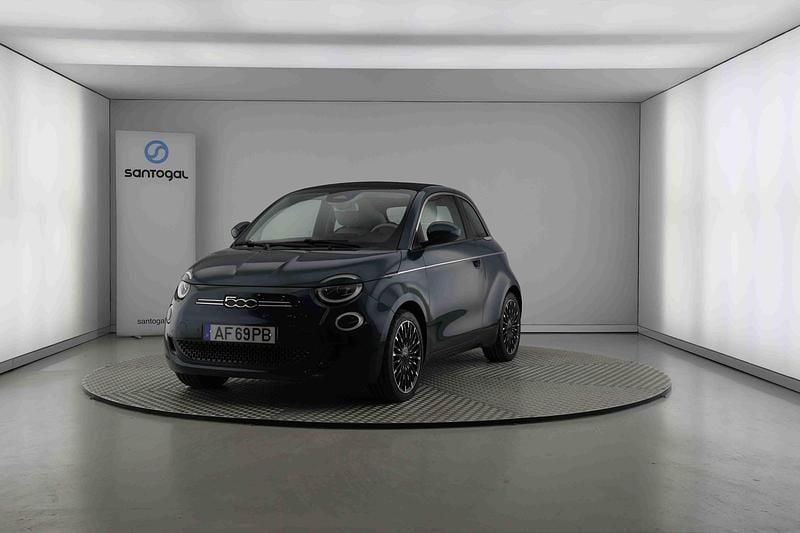 Verde Usado 2021 Fiat 500e La Prima Cabrios | € 22.490 (Caro) - Imagem 1/4