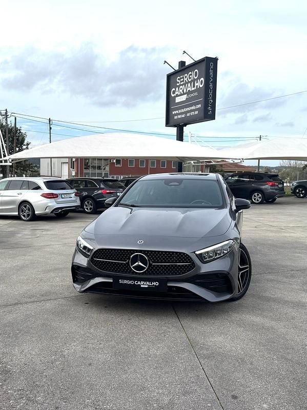 Usado Mercedes A200 AMG line 163 HP (119 kW) 2023 Cinza Sedan