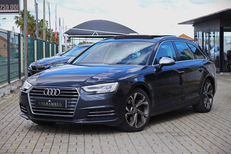 Azul Usado 2017 Audi A4 S-Line Carrinha | € 22.990 (Preço justo) - Imagem 1/4