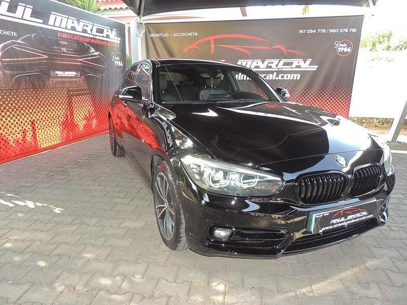 Preto Usado 2017 BMW 114 Sport Line Citadino | € 15.750 - Imagem 1/4