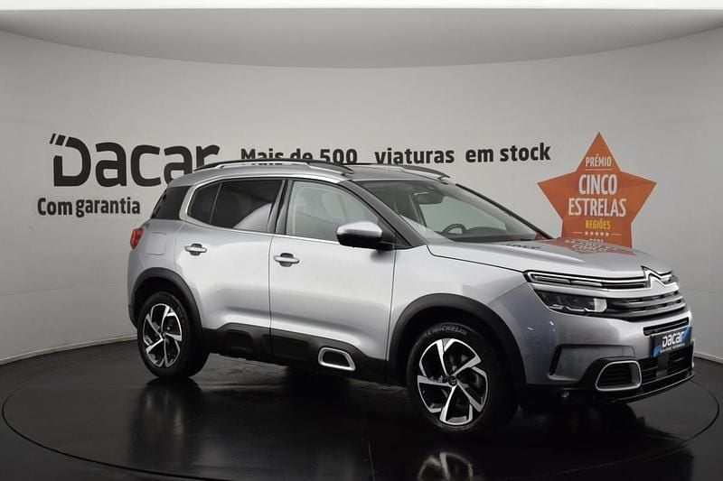 Cinza Usado 2021 Citroën C5 Aircross Feel SUV | € 17.599 (Bom preço) - Imagem 1/4