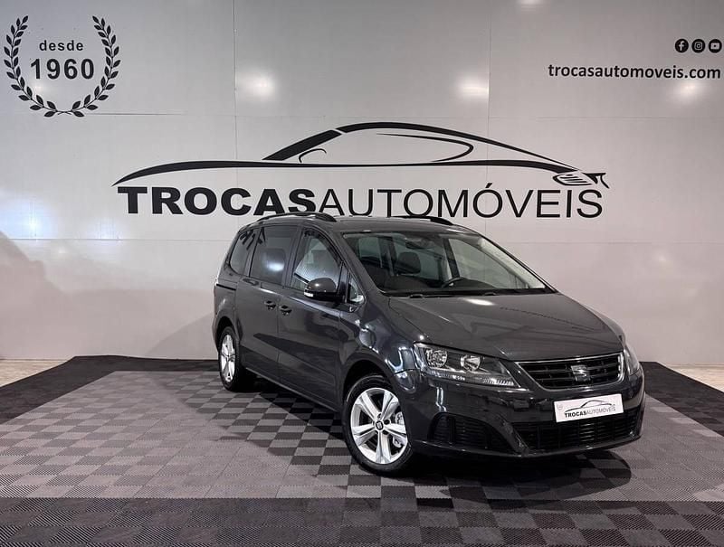 Usado Seat Alhambra 115 HP (84 kW) 2016 Cinzento Monovolume