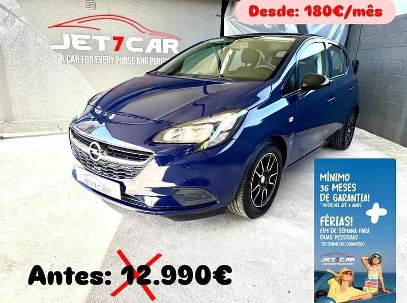 Azul Usado 2017 Opel Corsa Dynamic | € 11.490 - Imagem 1/4