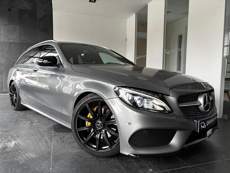 Usado Mercedes C200 AMG line 136 HP (100 kW) 2016 Cinza Carrinha