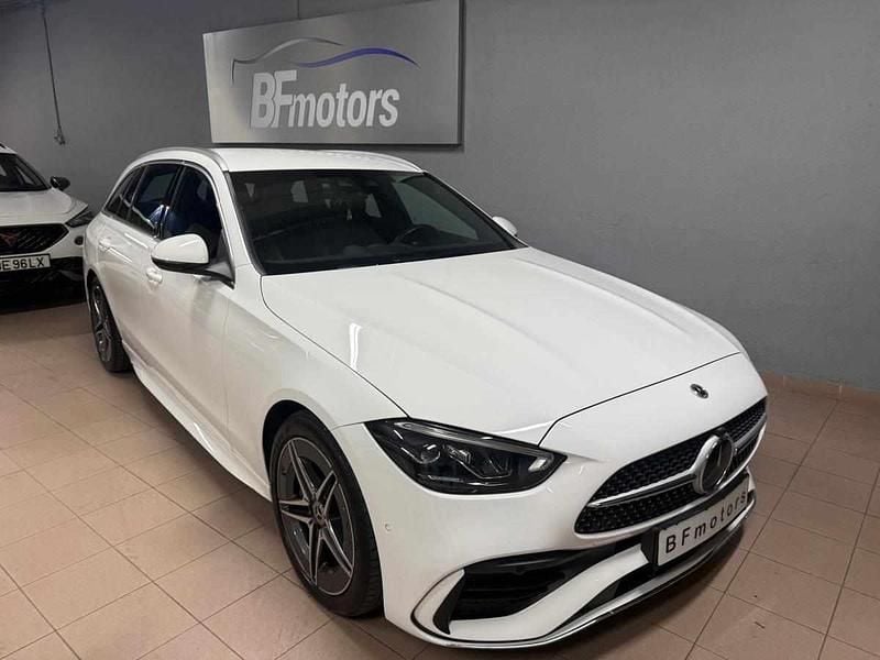 Branco Usado 2022 Mercedes C220 AMG line Carrinha | € 37.990 (Preço elevado) - Imagem 1/4