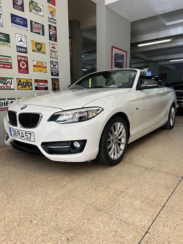Usado BMW 218 150 HP (110 kW) 2016 Branco Cabrios