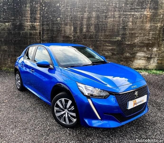 Azul Usado 2020 Peugeot e-208 Active Citadino | € 14.400 (Bom preço) - Imagem 1/1