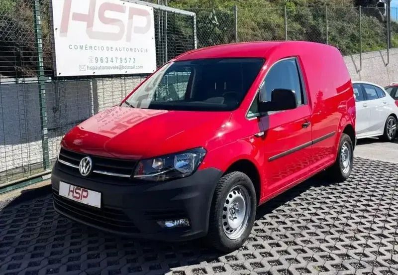 Vermelho Usado 2018 VW Caddy Monovolume | € 16.490 (Preço elevado) - Imagem 1/4