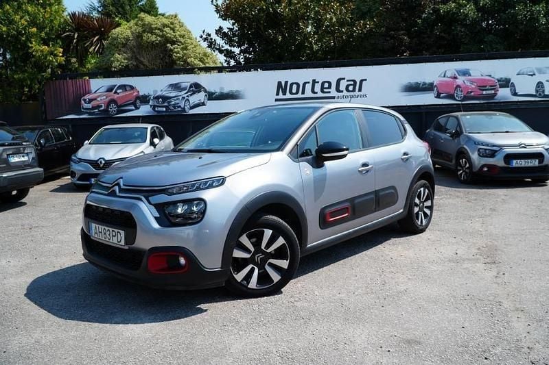 Cinzento Usado 2021 Citroën C3 Citadino | € 10.950 (Super Preço) - Imagem 1/4