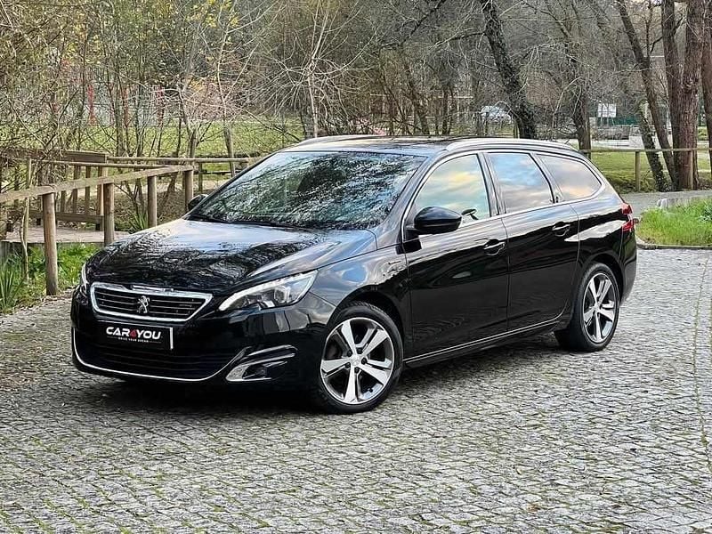 Preto Usado 2016 Peugeot 308 GT-line Carrinha | € 13.990 (Caro) - Imagem 1/4