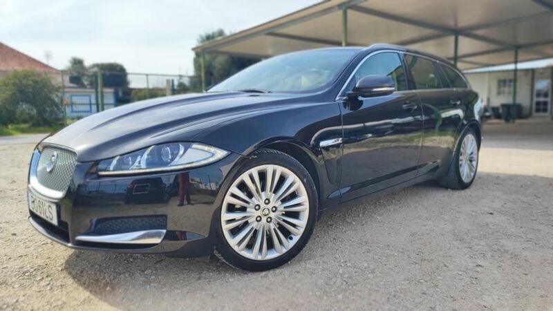 Preto Usado 2013 Jaguar XF Sportbrake Carrinha | € 17.990 - Imagem 1/4