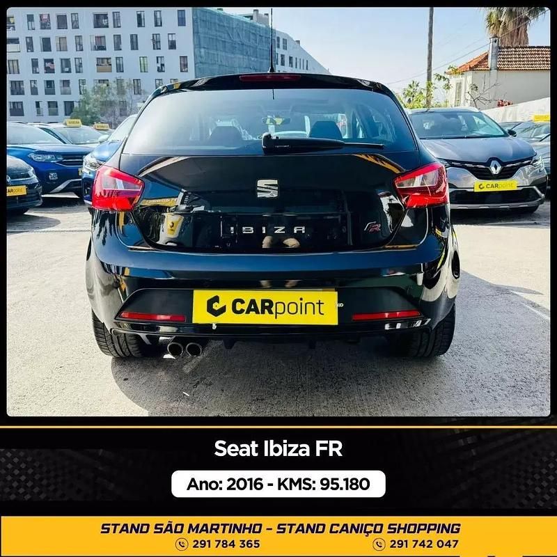 Usado Seat Ibiza FR 110 HP (80 kW) 2016 Preto Citadino