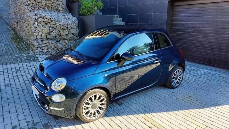 Azul Usado 2020 Fiat 500 Cabrios | € 14.000 (Preço elevado) - Imagem 1/4